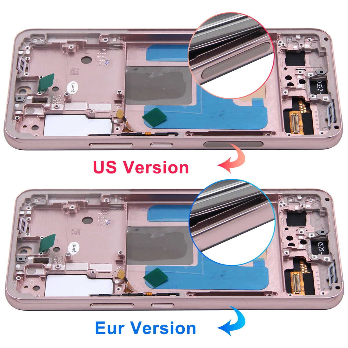 Tested S22 For Samsung For S22 5G S901B S901U S901W S901N S901E LCD Display Touch Screen Digitizer Assembly Replacement