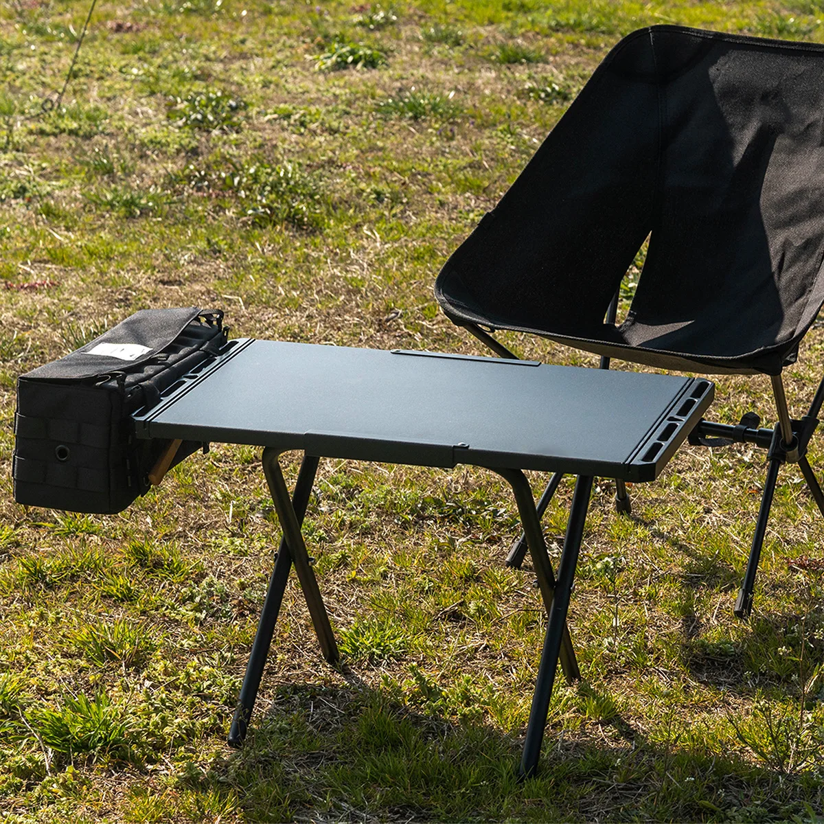 

Outdoor Camping Tactical Table Lightweight Folding Barbecue Table for Cooking Portable Aluminum Alloy Tactical Table New