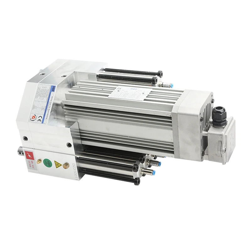 HQD Drilling Motor PZ4+5 Supercharged 1.7kw Woodworking Engraving Vertical Punching Machine Drilling Spindle