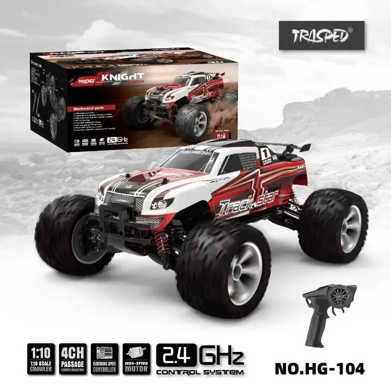 Hot 1:10 high-speed climb off-road rc cars,2.4G remote control car toy,42cm alloy brush rc cars for adults,rc crawler funny gift