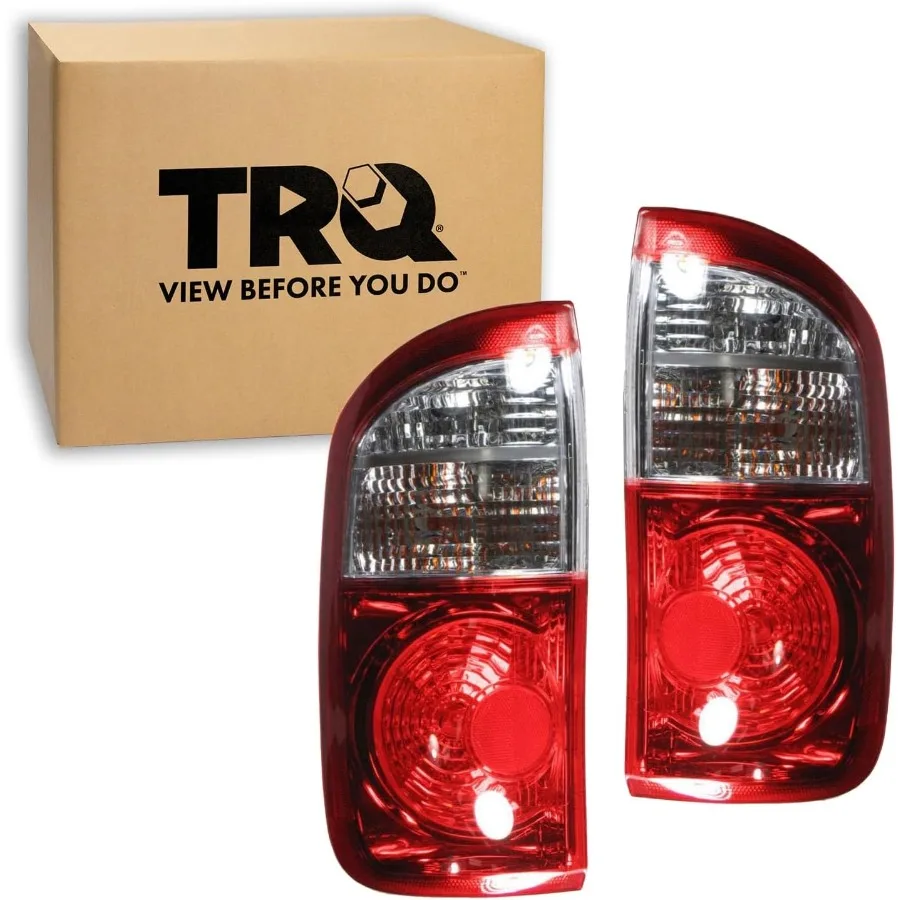 مجموعة إضاءة خلفية جانبية للركاب مكونة من قطعتين متوافقة مع كابينة طاقم Tundra 2004 20052006 Tundra Crew مع Flee