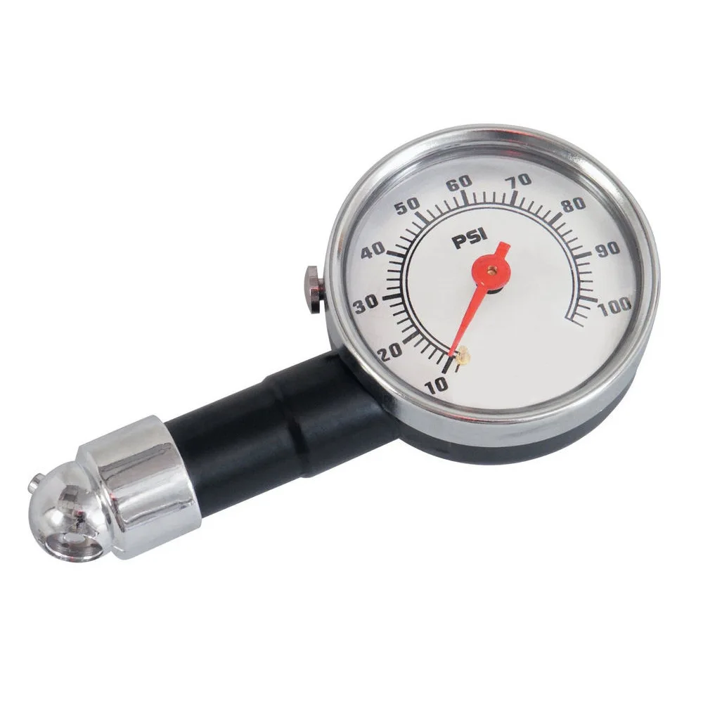 

Zinc Alloy Plastic Boxed Tire Pressure Monitoring Deflatable Tire Pressure Gauge Export-Type Drop-Resistant