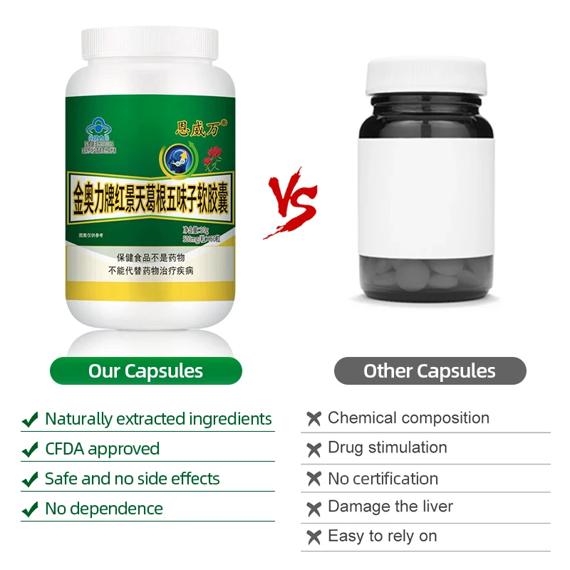 Lung Capsules Asthma Mucus Respiratory System Rhodiola Pueraria Mirifica Schisandra Chinensis Supplements