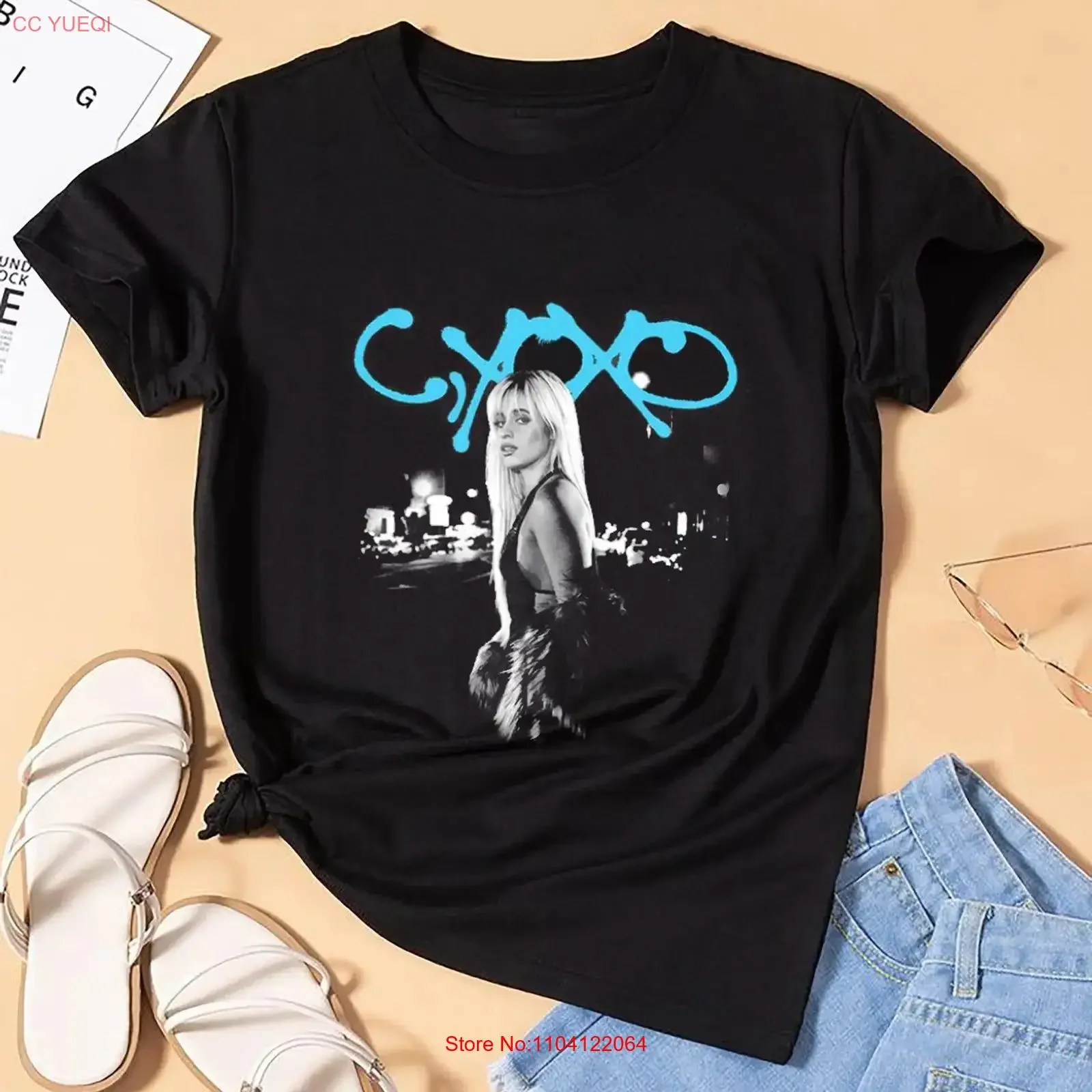 

Camila Cabello Fan T Shirt Tour Merch vintage Washed Unisex designer clothes Slightly graphic Comfortable Versatile