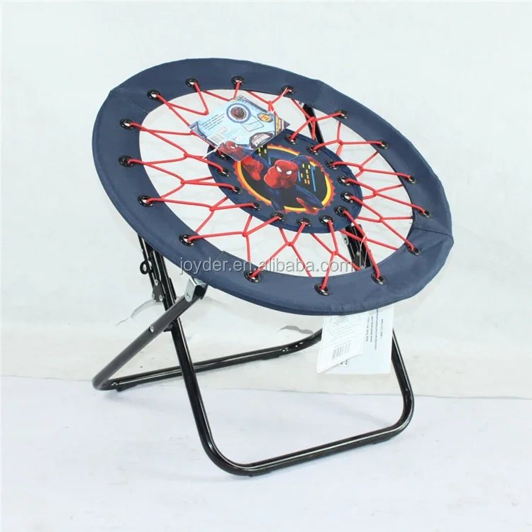 

Folding Round Elastic Bungee Chair Picnic Camping Beach Kids Fishing Chair Metal Outdoor Furniture Aluminum Opp Bag