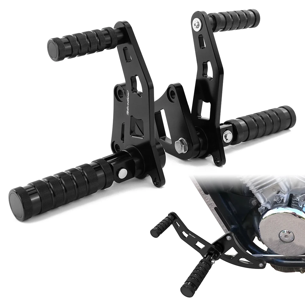 

Fit For Honda Shadow VLX600 VT600 C CD 1988-2007 Motorcycle Forward Controls Foot pegs Forward Footrest Footpegs Adjustable Set