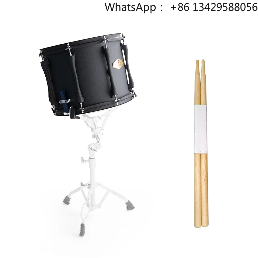 PD1310 Premium Professional Hand Percussion Drum Set Jazz Snare Silicone Plastic Drum with ABS Rubber Marching Accessories