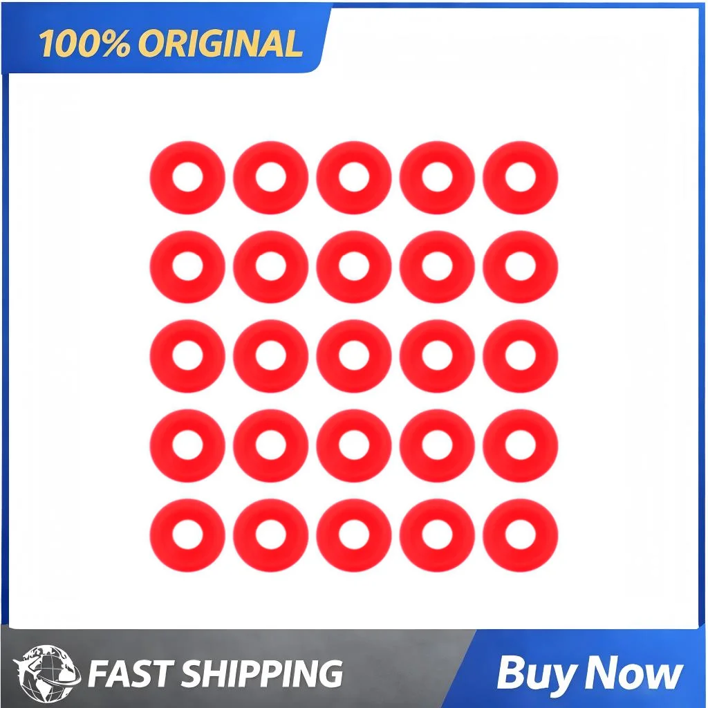 25PCS Rote Silikon Langlebige Schaukel Flasche Dichtung Lebensmittel Grade Silikon Dichtung Für Home/Party/Outdoor Homebrew Bier flasche Verwenden