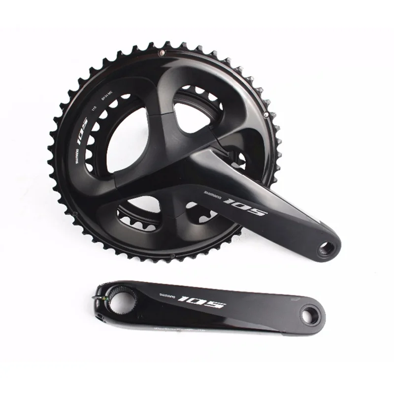 AliExpress Shimano 105 R7000 Crankset 2x11 Speed R7100 2x12s 165/170/172.5/175mm 52-36T/53-39T/50-34T Road Bike