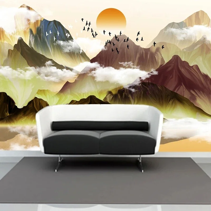 

Custom Mural Wallpaper Classic Artistic Landscape Wall Painting Living Room Bedroom Background Wall Home Decor Backdrop Fresco