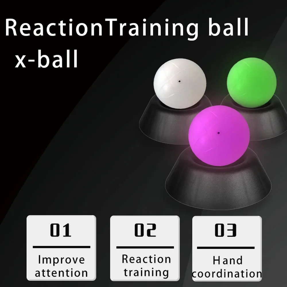 X-Ball Smart Reaction Ball for Enhanced Hand-Eye Coordination & Agility Training, Featuring Digital Sensor Memory