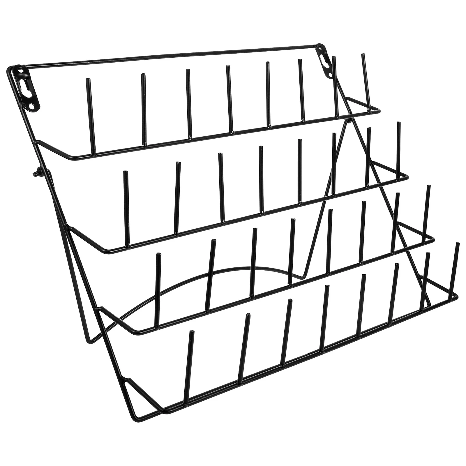 

Wall Mounted Lab Drying Rack Iron Wall Hanging Organizer For Glassware Bottle Tube Vial Storage Laboratory Draining