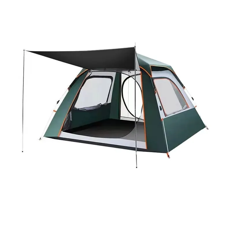 Wholesale New Camping Tent 5-8 Person Family Hiking Tent Fully Automatic Opening Waterproof Rainproof Outdoor Tent Camping