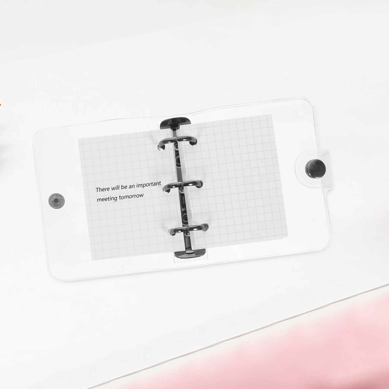 2 Sets Binder Ledger Cute Binders Tiny Notepad Small Notebook Spiral Notebooks Mini Scrapbook Notepads Writing