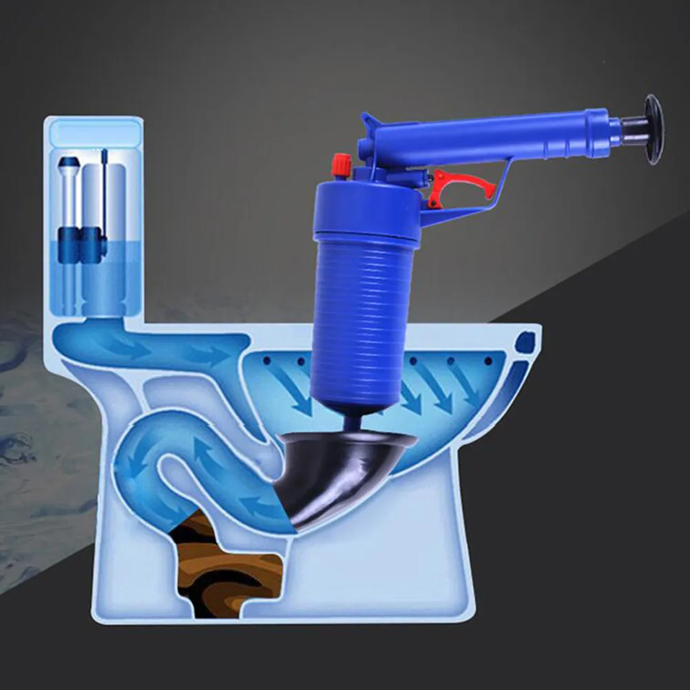 Hand Crank Drain Cleaner 4 Size Suckers Air Pressure Plunger For Toilet Floor Drain Sink Sewer Cleaning Tool Pipeline