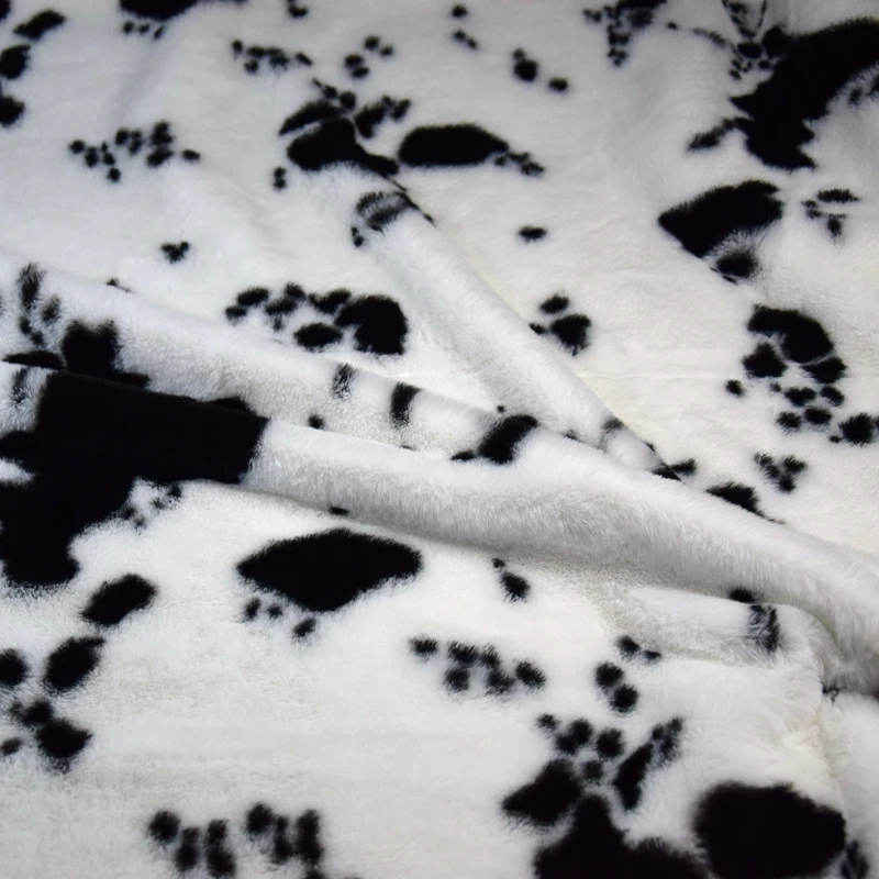 Cow pattern milk garment  imitation animal fur faux fur fabric for patchwork