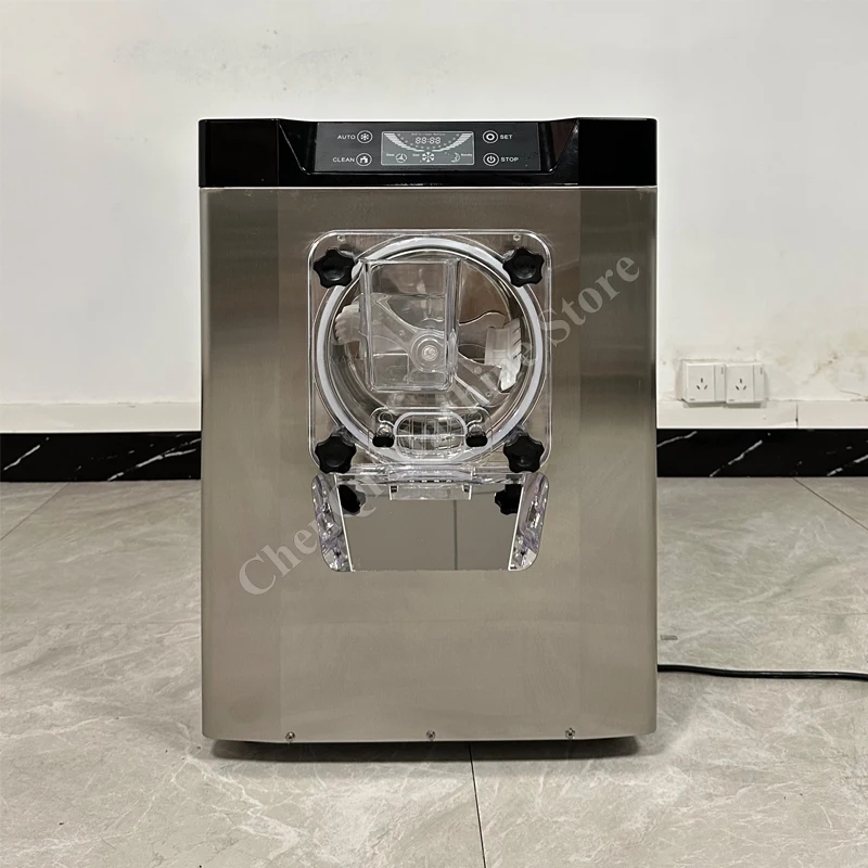 آلة الآيس كريم الصلبة الفريزر الفولاذ المقاوم للصدأ معدات الإنتاج التجاري الحليب الشاي متجر 45L / H آلة صنع الآيس كريم