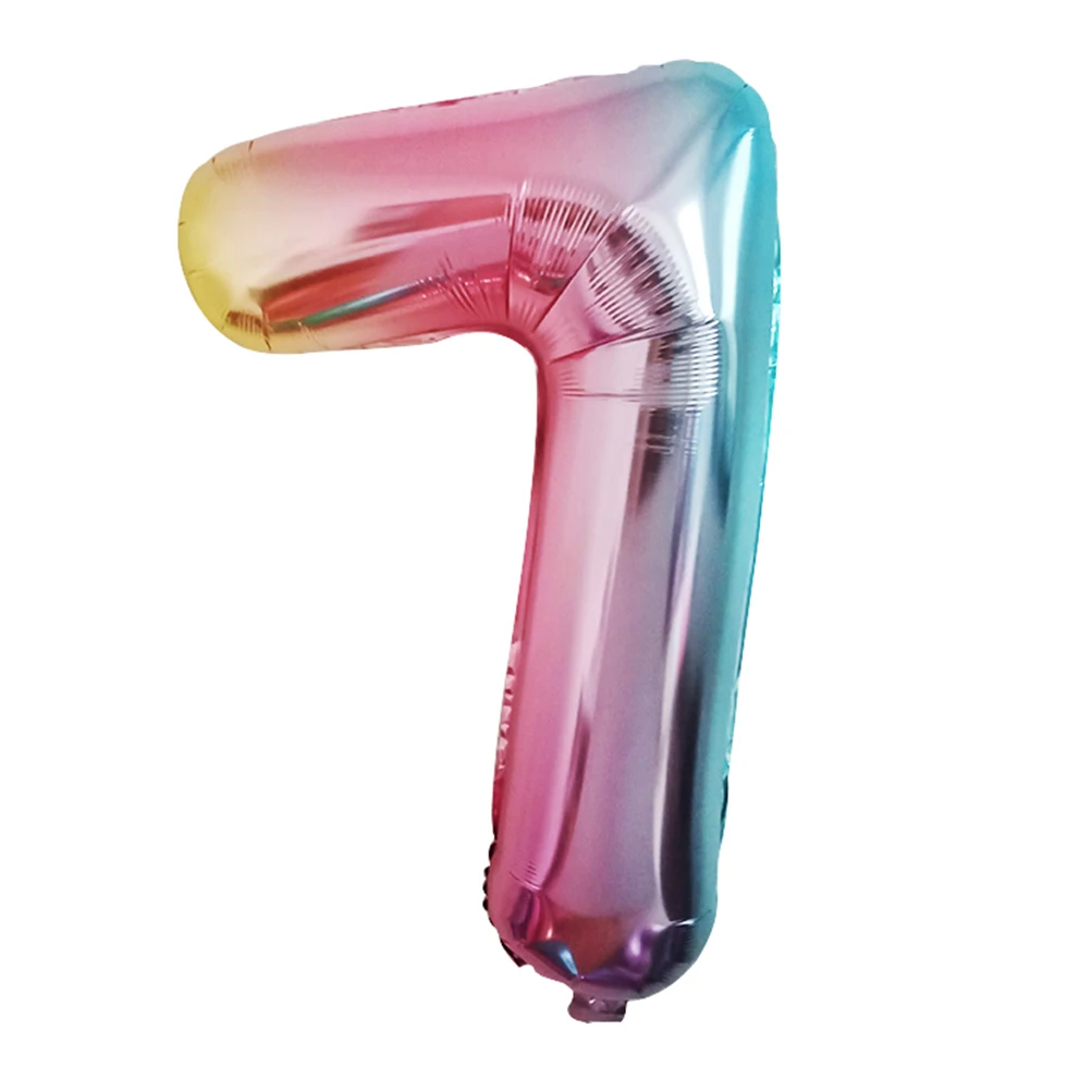 

20 Pcs Digital Aluminum Film Balloon Balloons Party Decorations Emulsion Supplies