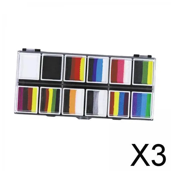 

Профессиональная палитра красок для лица и тела, активированный водой набор для рисования для детей, вечеринок, фестивалей, сценического макияжа