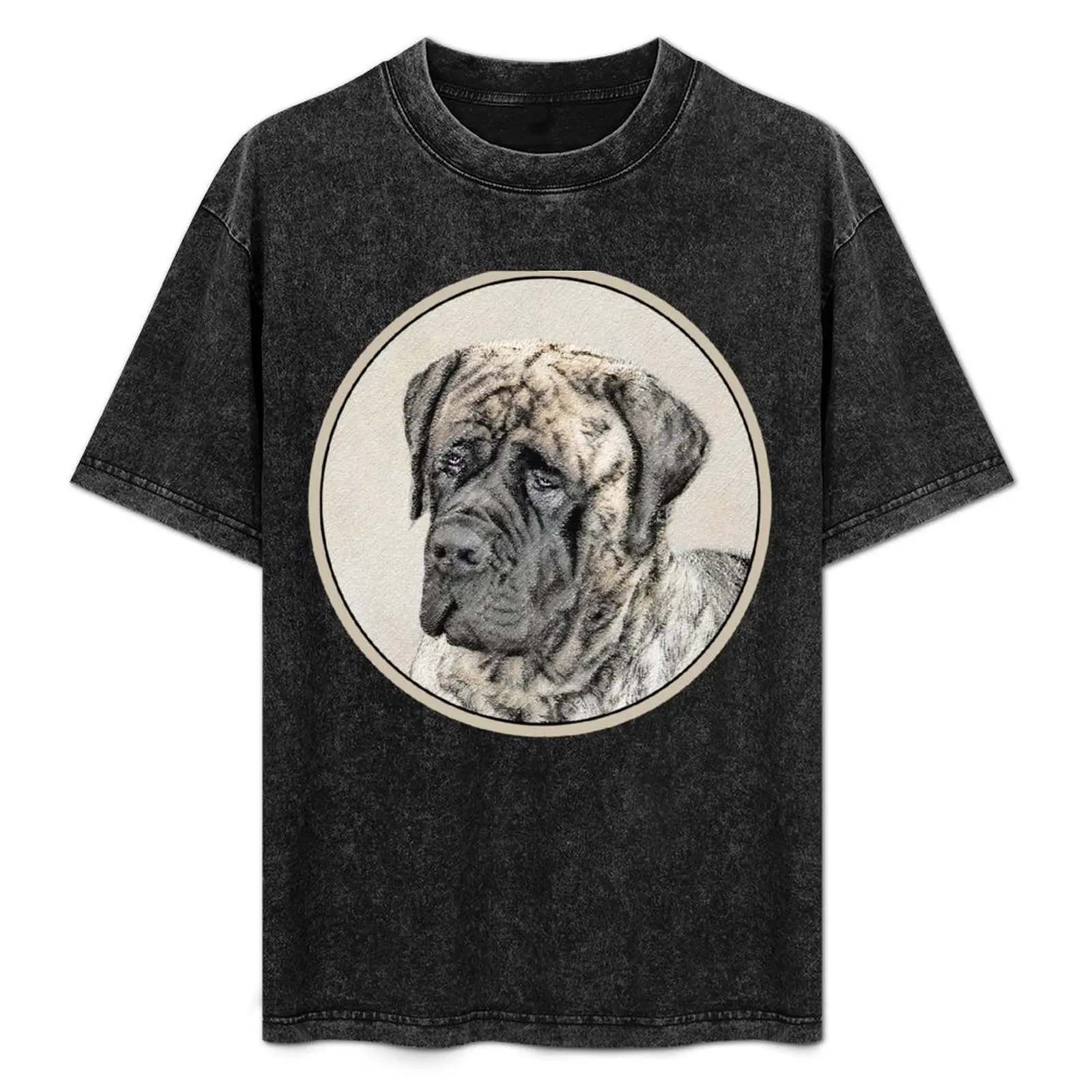 

English Mastiff (Brindle) T-Shirt Casual Loose Fit Summer Tee Shirt