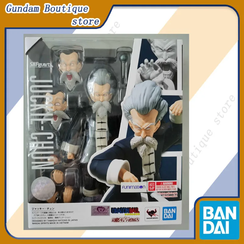 Bandai Echt SHF Dragon Ball JUCKIE-CHUN Kame Sennin Anime Action Figure Collectible Model Speelgoed Ornamenten Gift Kinderen Kids