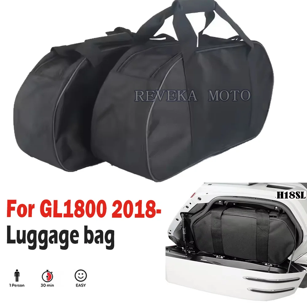 

New For Honda Goldwing 1800 GL1800 2018-2024 Motorcycle Accessories Storage Bag Luggage Bags Side Box Bag Inner Bag