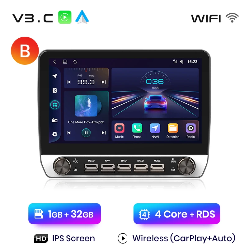 Junsun Draadloze CarPlay Android Auto Radio Voor Fiat Ducato Peugeot Boxer Citroen Jumper 2 2006-2013 GPS FM BT multimedia Stereo