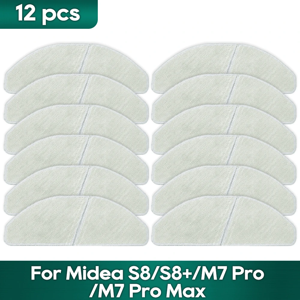 Compatibel Voor Midea S8 / S8 + / M7 Pro / M7 Pro Max Mop Doek Veeg Lap Robot Stofzuiger Vervangende Onderdelen Accessoires