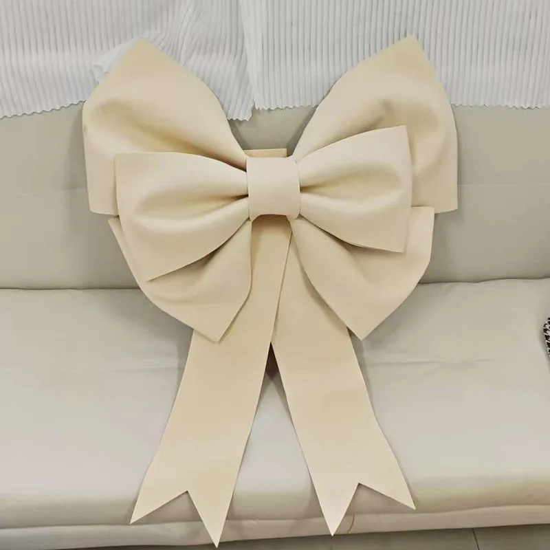 70/50/30 سنتيمتر العملاق كريم القوس إيفا رغوة ورقة Bow بها بنفسك القوس جارلاند قوس ل القوس عيد ميلاد الفتيات Coquette الزفاف دش ديكور الحفلات