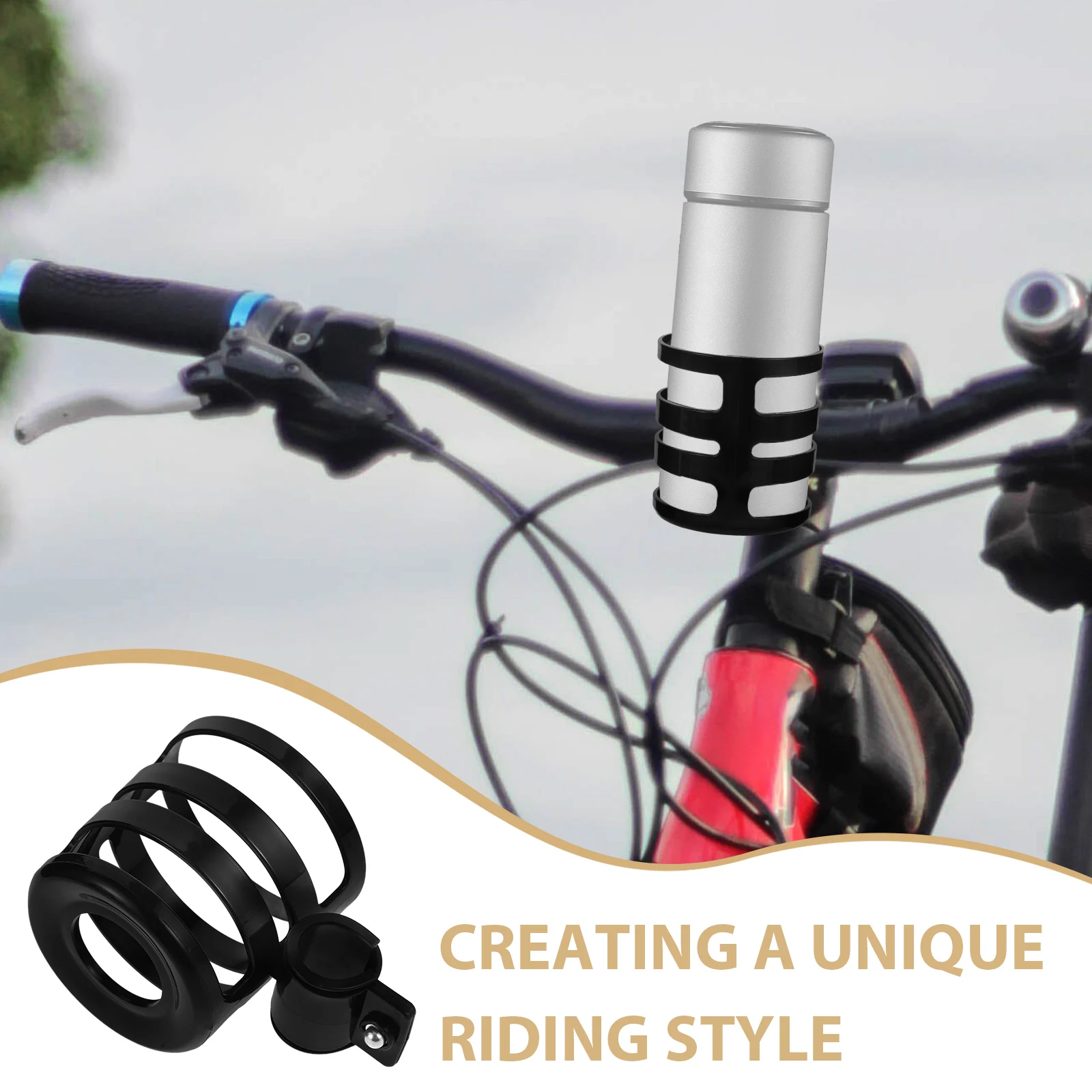 حامل أكواب الدراجة، قفص مشروبات متعدد الأغراض لتثبيت حزام الظهر، ملحقات ركوب الدراجات المحمولة، تصميم أمان للرياضات الخارجية