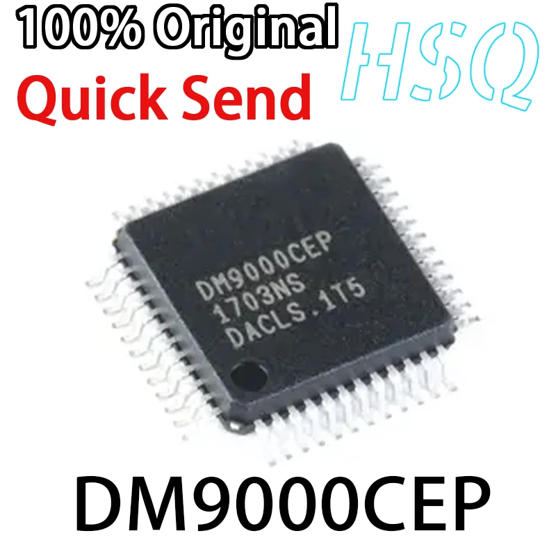 

1PCS New DM9000 DM9000CEP LQFP48 Ethernet Controller Chip