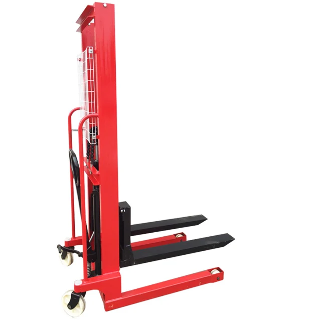 Manual pallet stacker 3 ton hydraulic manual hand portable stacker forklift for sale china