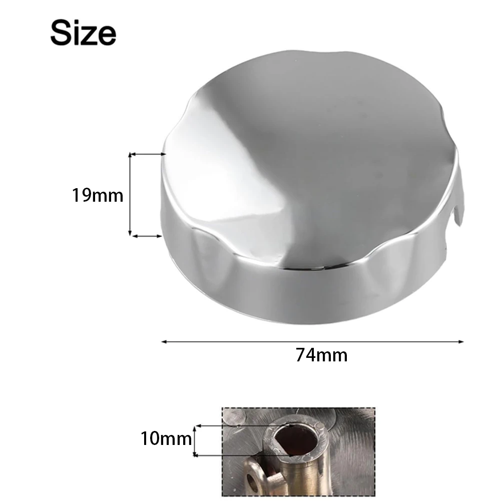 Ergonomic Grip Bathtub Control Knob Bathroom Repair Bathtub Maintenance 74 Mm Diameter Chrome Knob Overflow Prevention Design