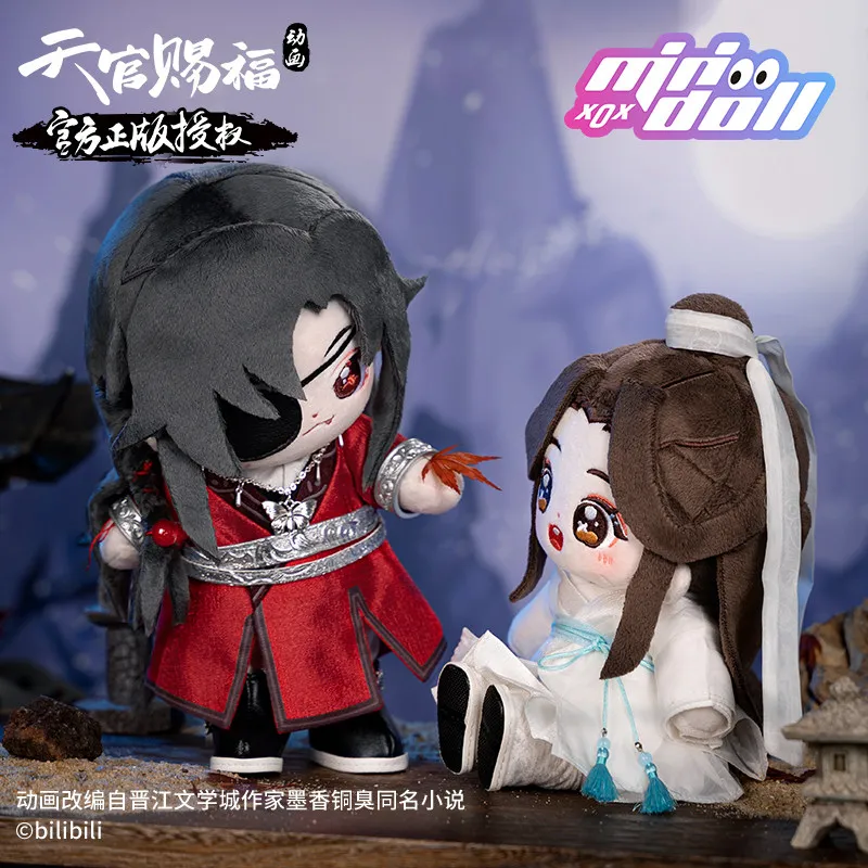 

Оригинальные плюшевые куклы из аниме «Благословение небесного чиновника»: Ся Лянь и Хуа Чэн, модель для косплея, хлопковая кукла, милый мультяшный подарок на день рождения