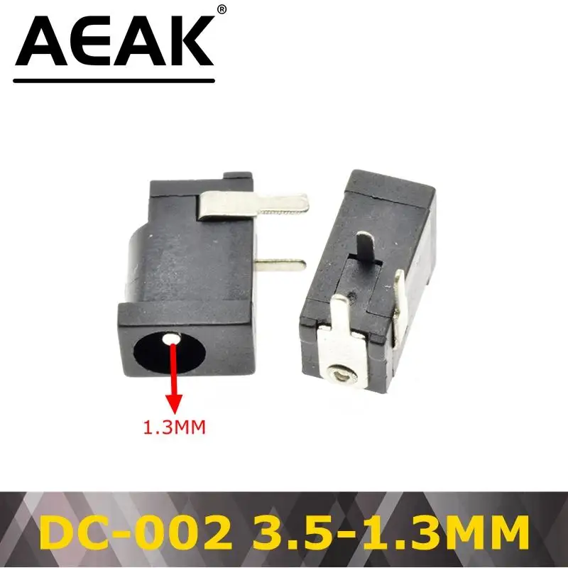 AEAK DC Power Jack Socket Connector 5.5*2.1MM 0.7 2.0 MM DC-005 DC-002 DC-012 DC-017 DC-022 DC-022B DC-025 DC-083 DC-098 DC-099