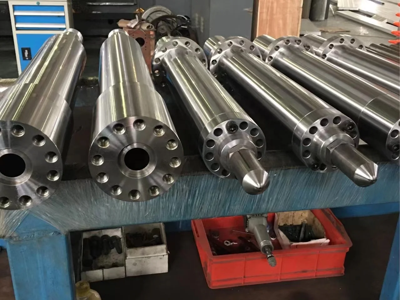 برغي حقن المصنع المخصص وبرميل لقطع غيار ماكينات البلاستيك والمطاط لآلة قولبة الحقن #4