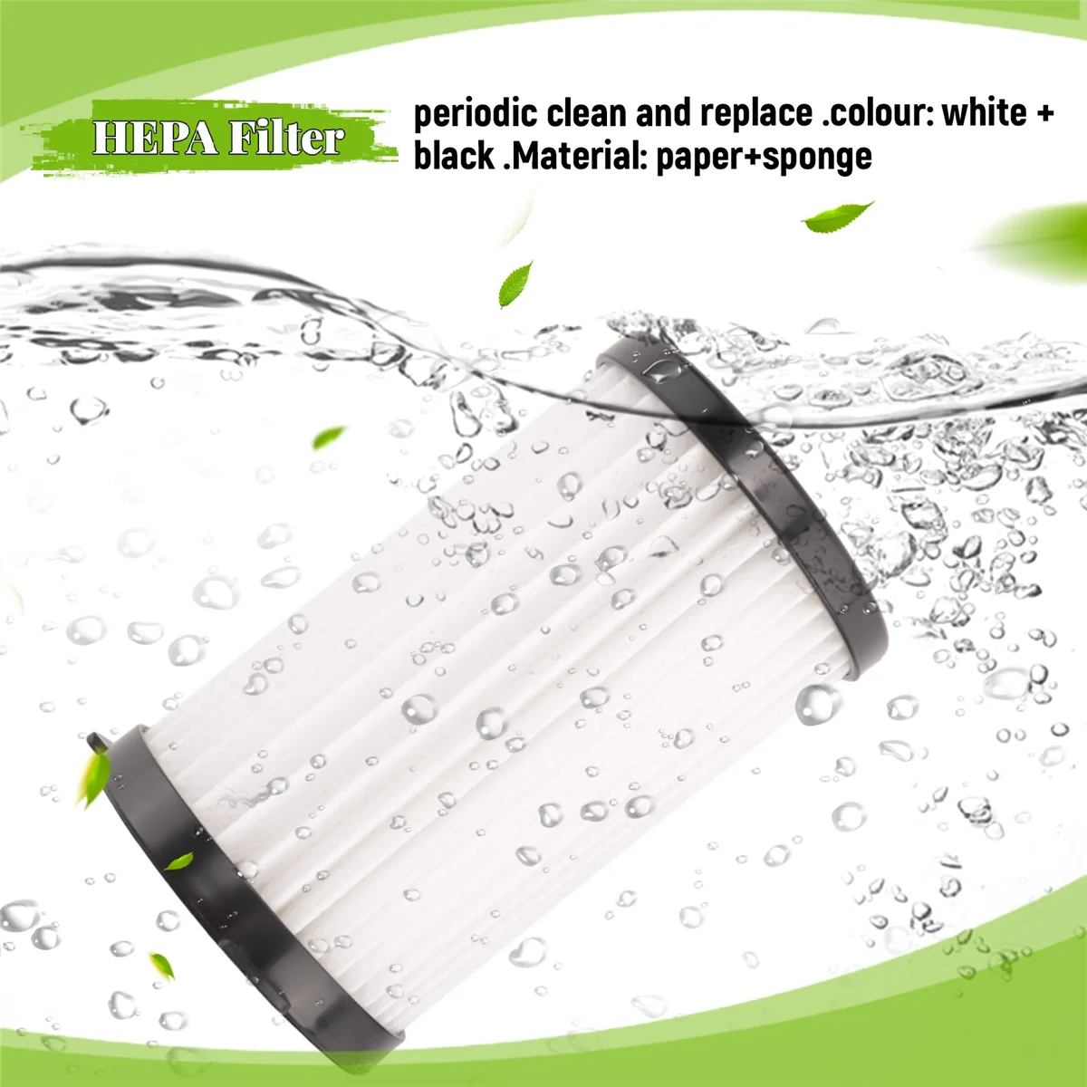 Моющийся Hepa-фильтр и фотоэлемент для MooSoo D600 D601, запасные аксессуары для проводного пылесоса