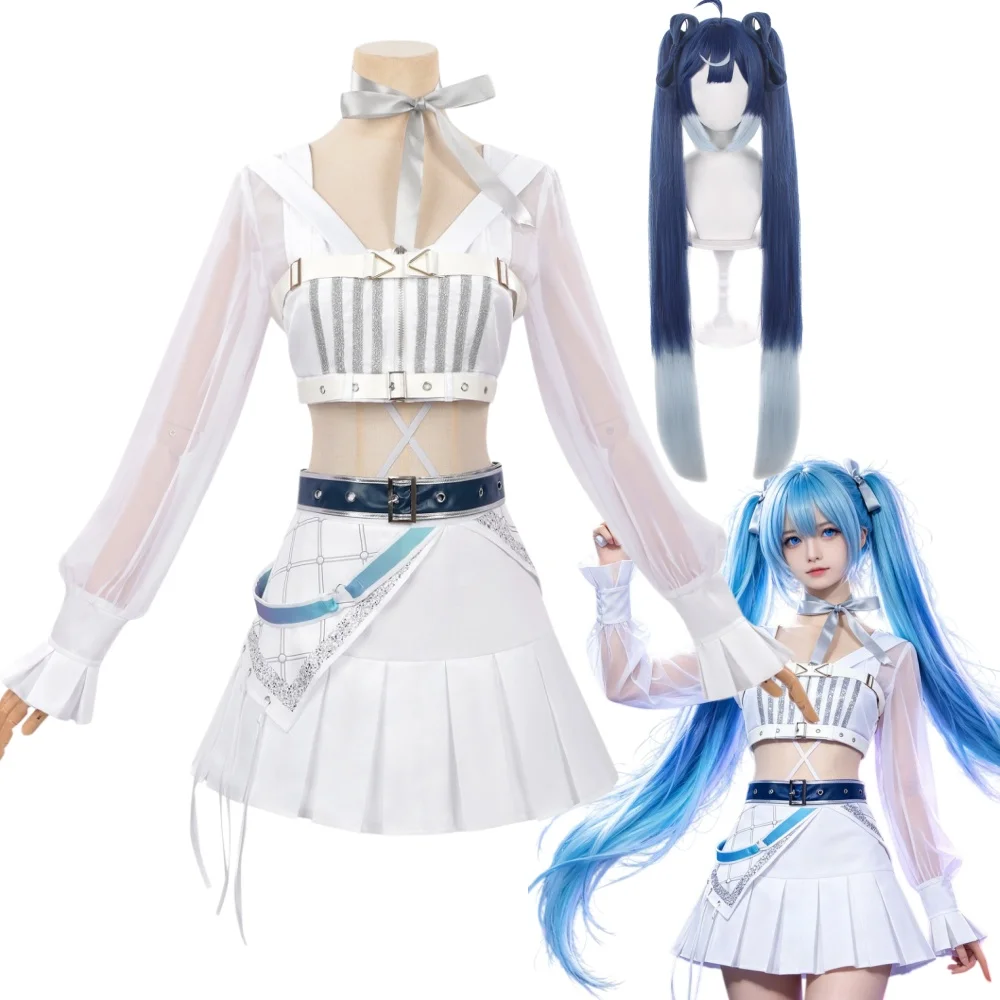 Game Wuthering Waves Luno Cosplay Costume Full Set Wuthering Waves Yuuno Yuno Luno Cosplay Costume Outfits