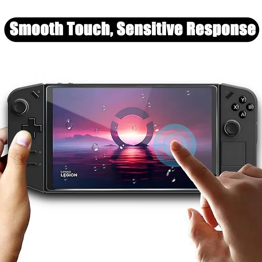 2pc Tempered Glass Protective Film for Lenovo Legion Screen Protector Curved Edge Anti Scratch Handheld Console Game Accessories