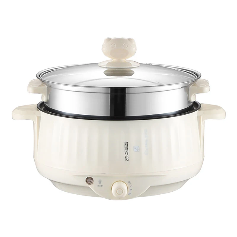 220V Multi Cookers Single/Double Layer Electric Pot 1-2 People Household Non-stick Pan Hot Pot Rice Cooker Cooking Appliances