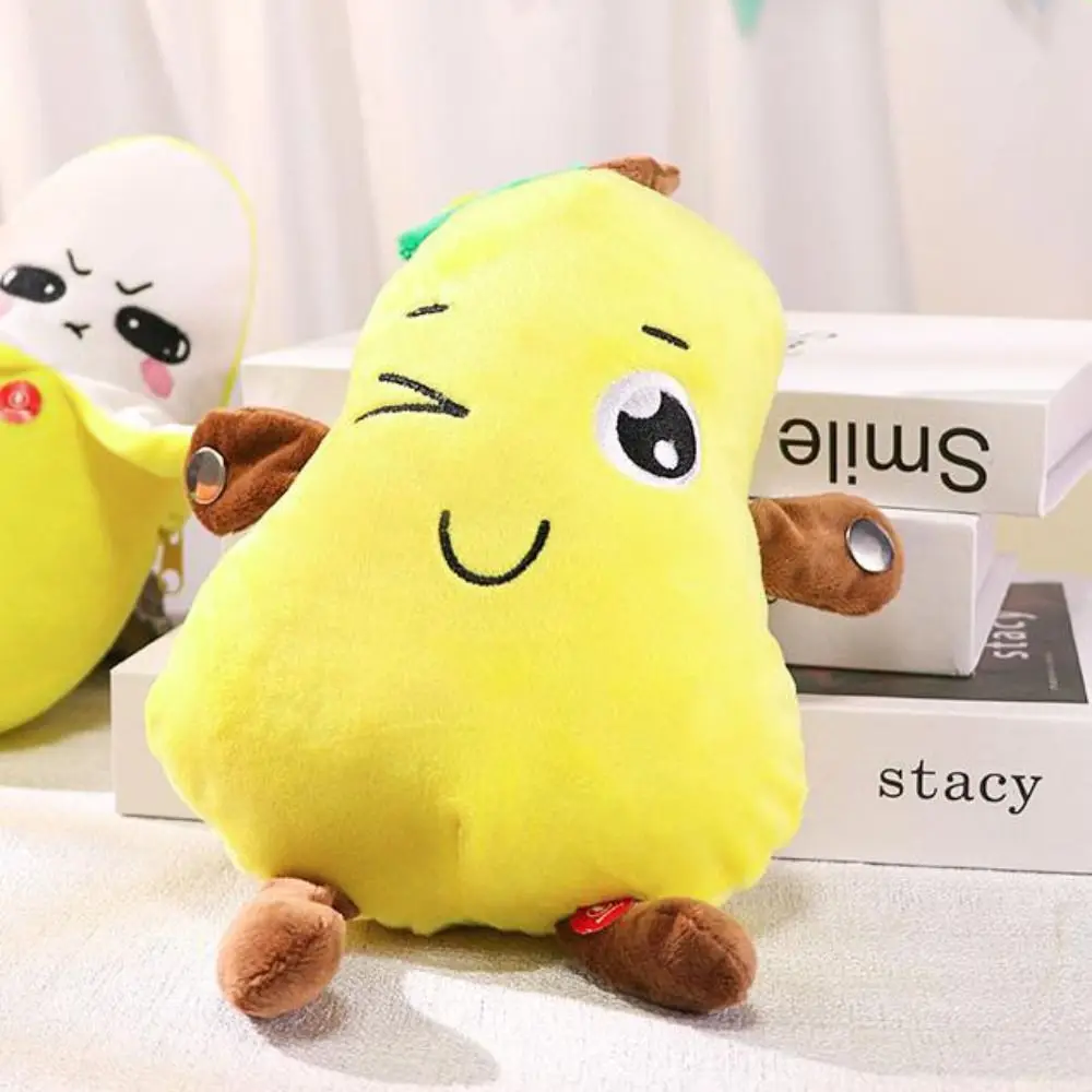 Modalità musicali metronomo a induzione di frutta creativa Giocattolo di peluche di frutta carina Giocattolo per lo sviluppo della bambola di pezza del ritmo musicale morbido sensoriale