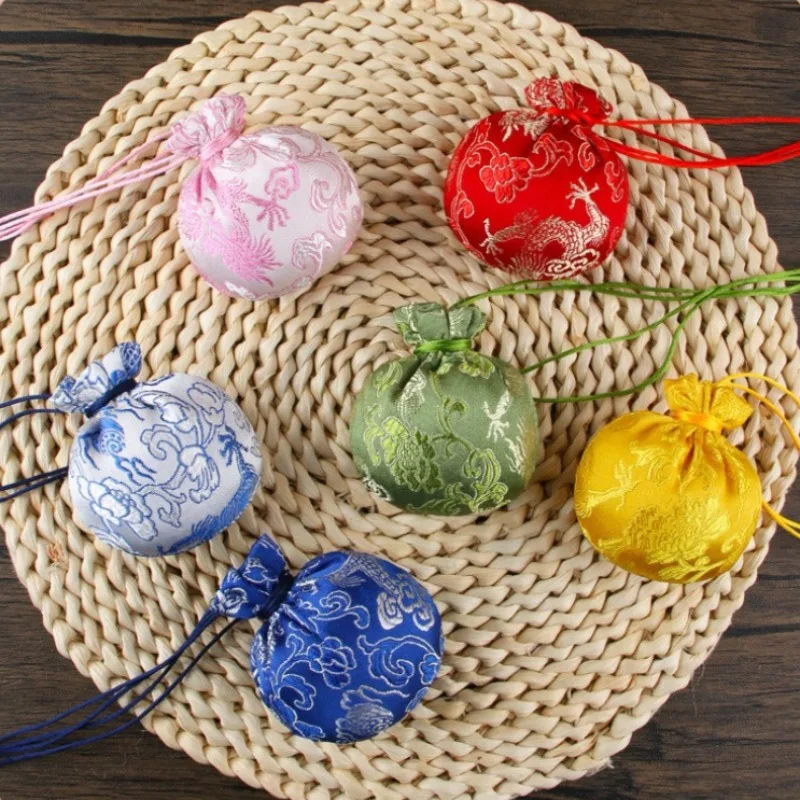 Dragon Boat Festival Zongzi Mugwort Sachet, Lucky Blessing Pendant, Portable Peace Bag