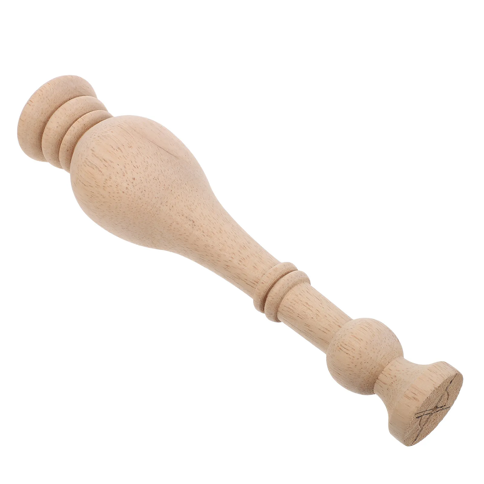 Unfinished Wood Finials European Carved Round Decorative Wood Baluster Staircase Post Curtain Rod Bed Frame Flagpole Topper