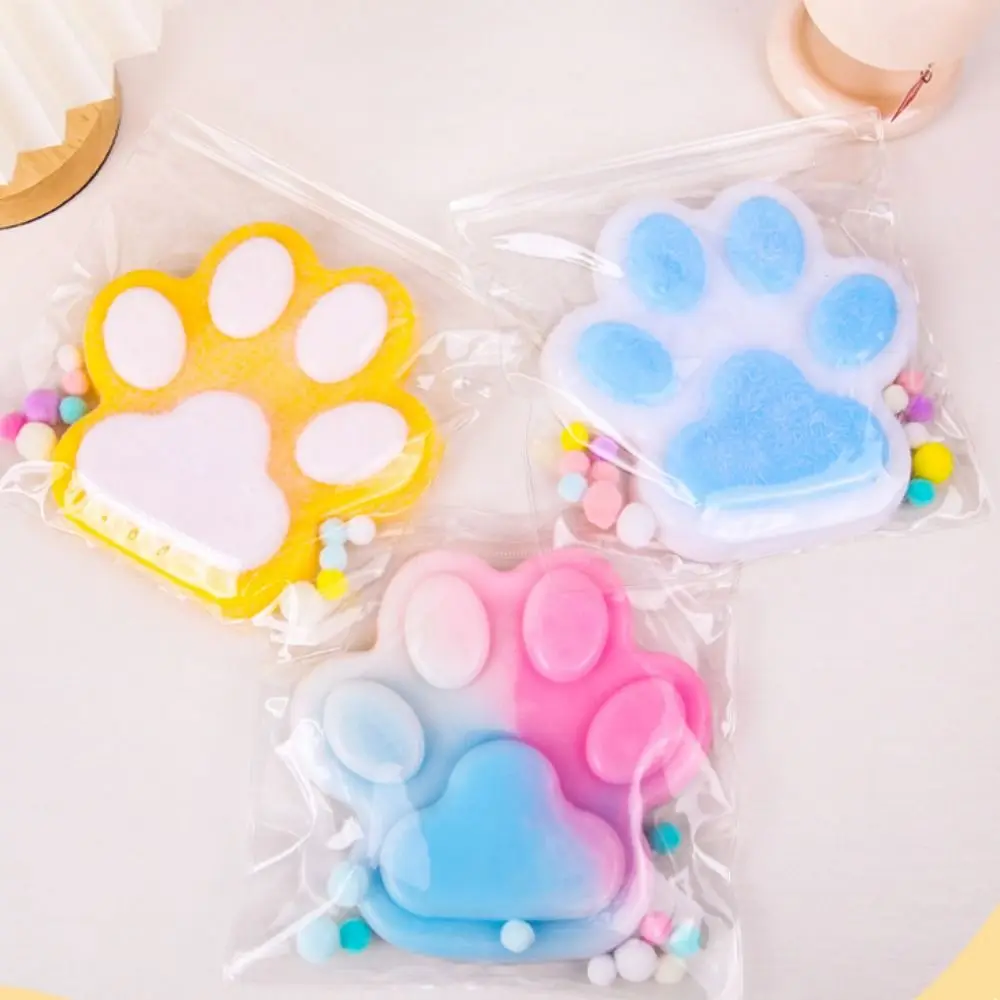 1pcs ใหม่น่ารักบีบ Cat PAW ของเล่น TPR Pinching Cat PAW ขนาดใหญ่บรรเทาผ่อนคลายของเล่นบีบของเล่นของขวัญตลกคุณภาพสูง 2024