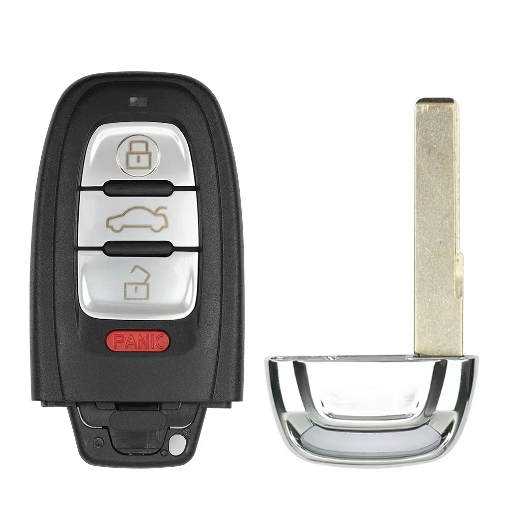 Jingxin 3/4-Tasten Smart Remote Schlüsselgehäuse für Audi A4l A3 A4 A5 A6 A8 Quattro Q5 Q7 A6 A8 Ersatz-Autoschlüsselgehäuse – Detail 3