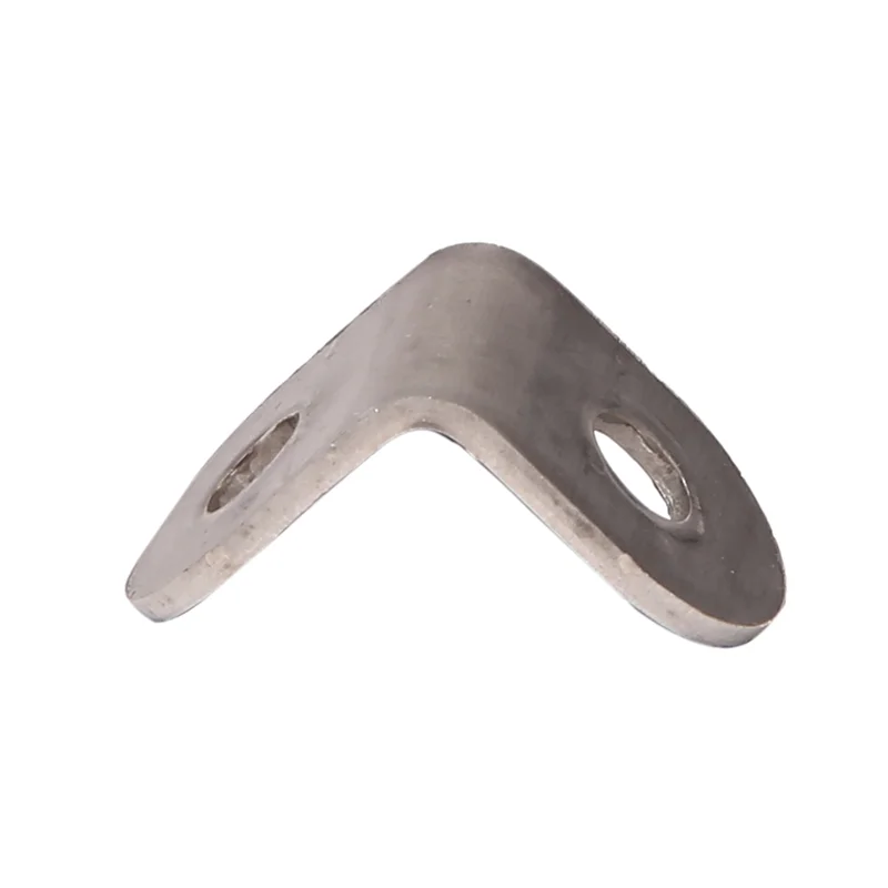 ABRU-60 Pcs Stainless Steel L Bracket Corner Brace Joint Right Angle Bracket Fastener L Shaped Corner Fastener Joints Bracket
