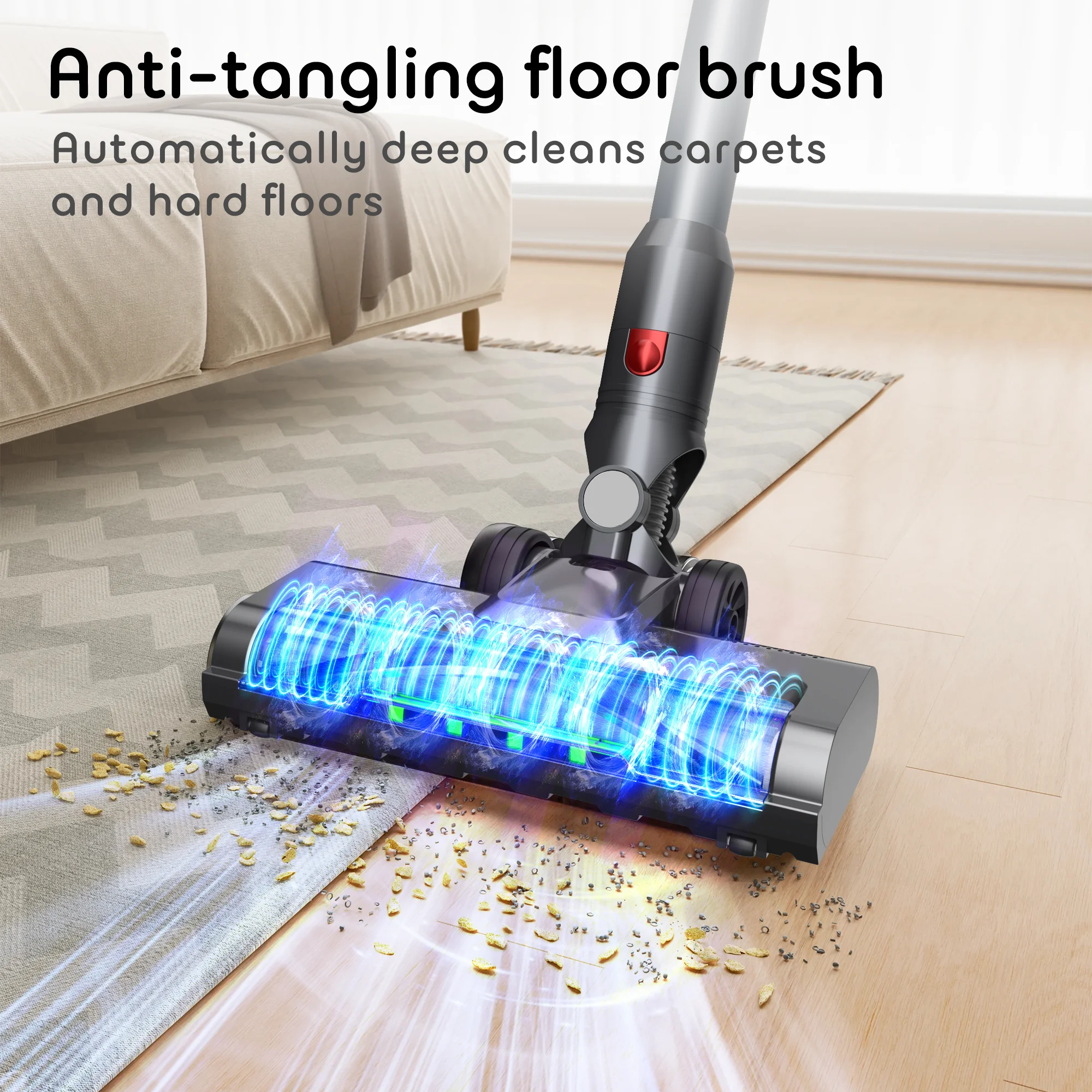 Household Appliances Rechargeable Portable Standing Vacuum Cleaner Wireless Vacuum Cleaner Cordless Vacuum Cleaner view 5