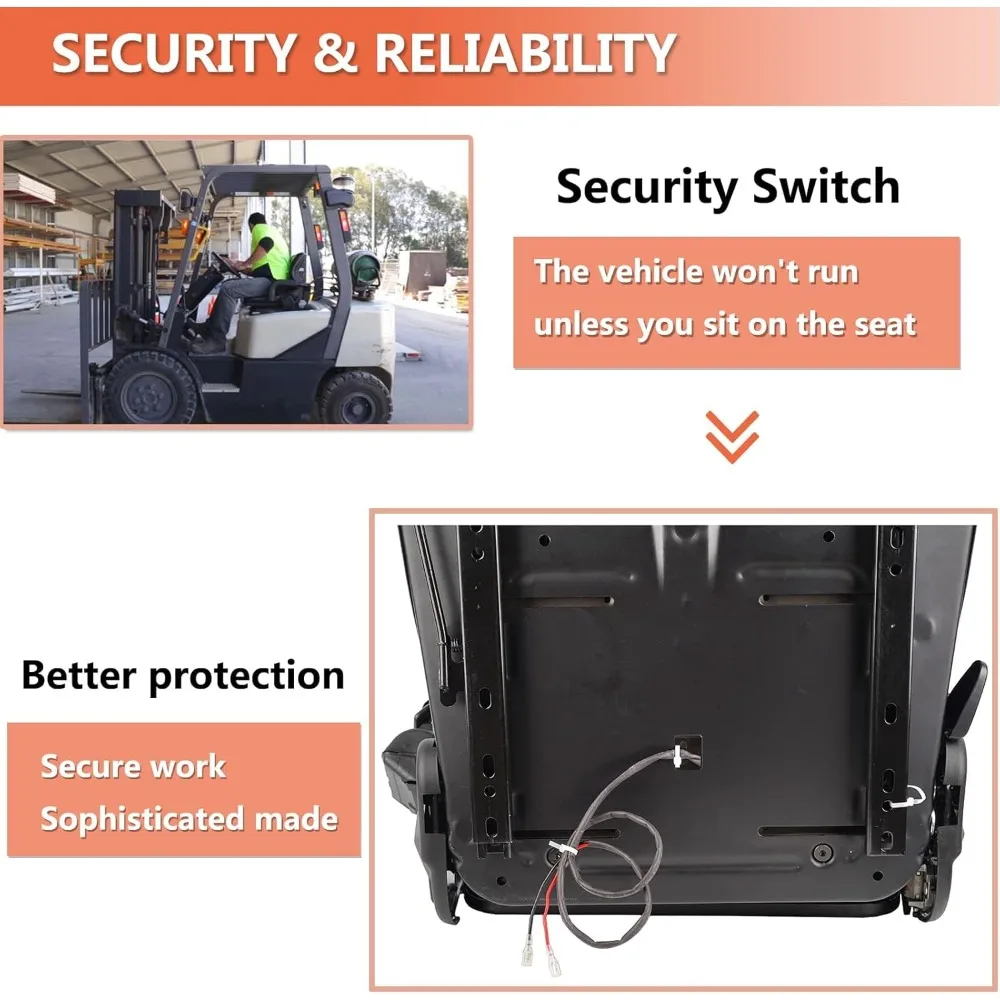 مقعد الرافعة الشوكية، مقعد جرار مع زاوية خلفية قابلة للتعديل، مفتاح منزلق صغير، للجرار، جرافة انزلاقية للحفارة Backho #4