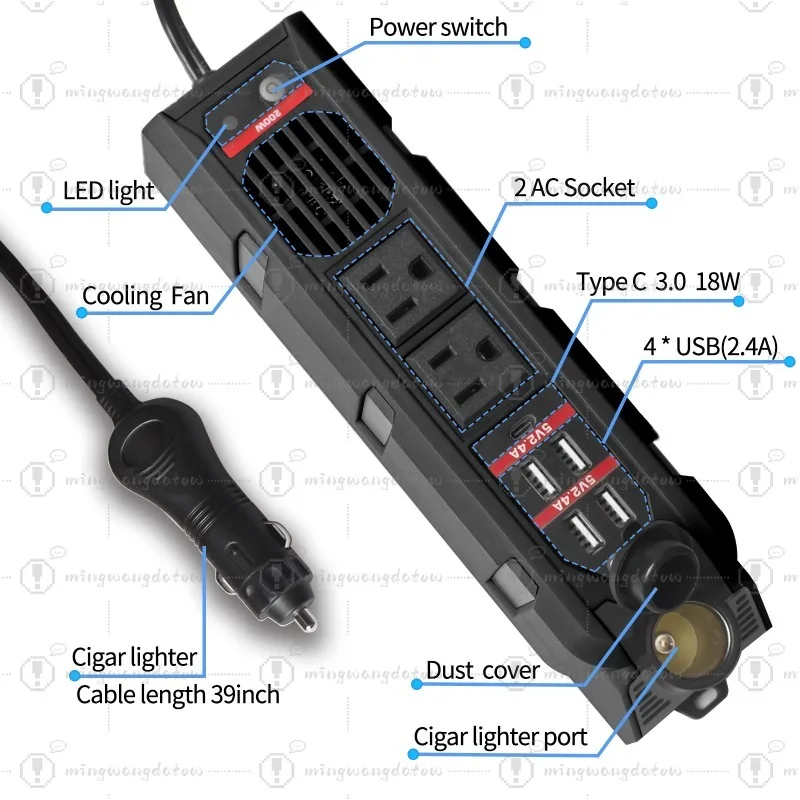 us-standard-car-inverter-12v-to-110v-multifunctional-inverter-with-type-c-port