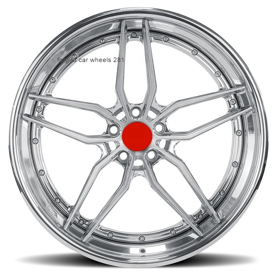 for  GVICHN Brand Factory Direct 2 piece polished Lip forged custom alloy car wheel rims 19 20  21 22 23 24 26inch